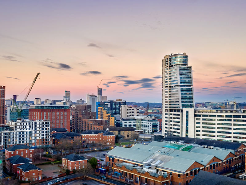 Leeds skyline featuring Bridgewater Place