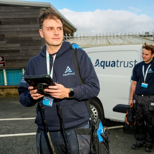 Aquatrust Engineer Visiting Site