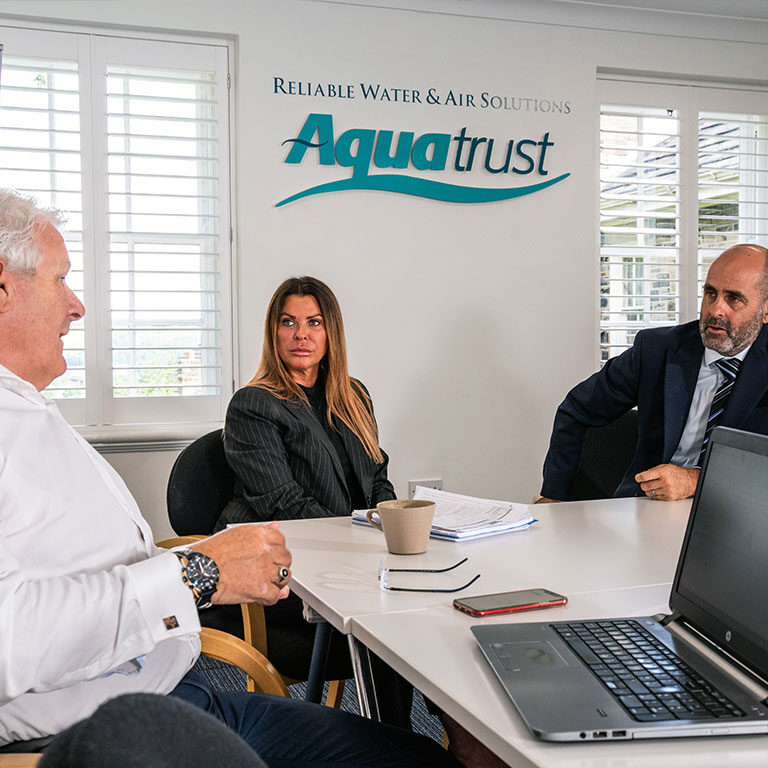 Aquatrust team in legionella training